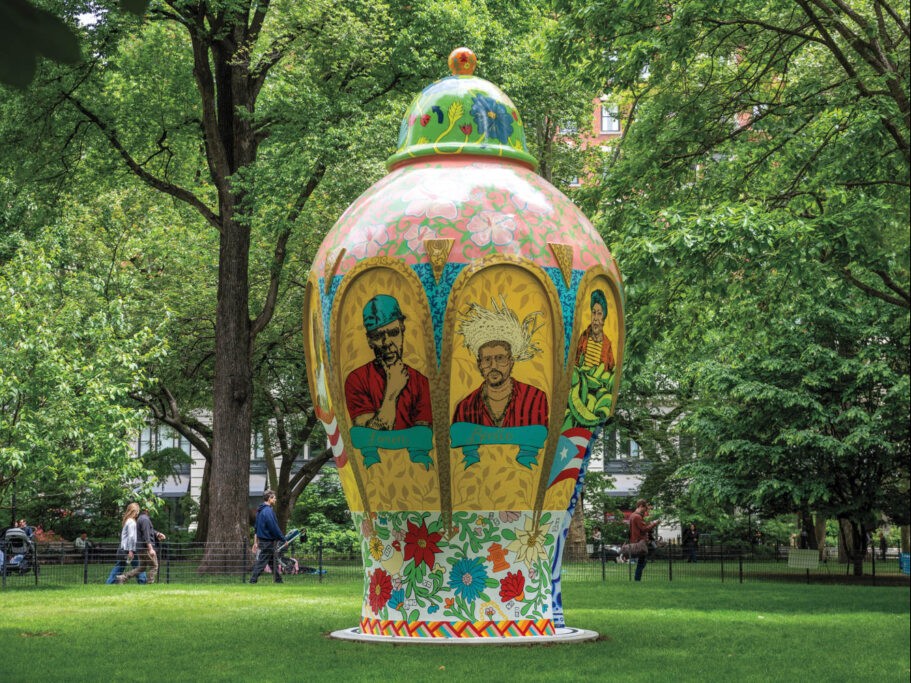 Roberto Lugo's Monumental Sculptures Celebrate Puerto Rican Heritage