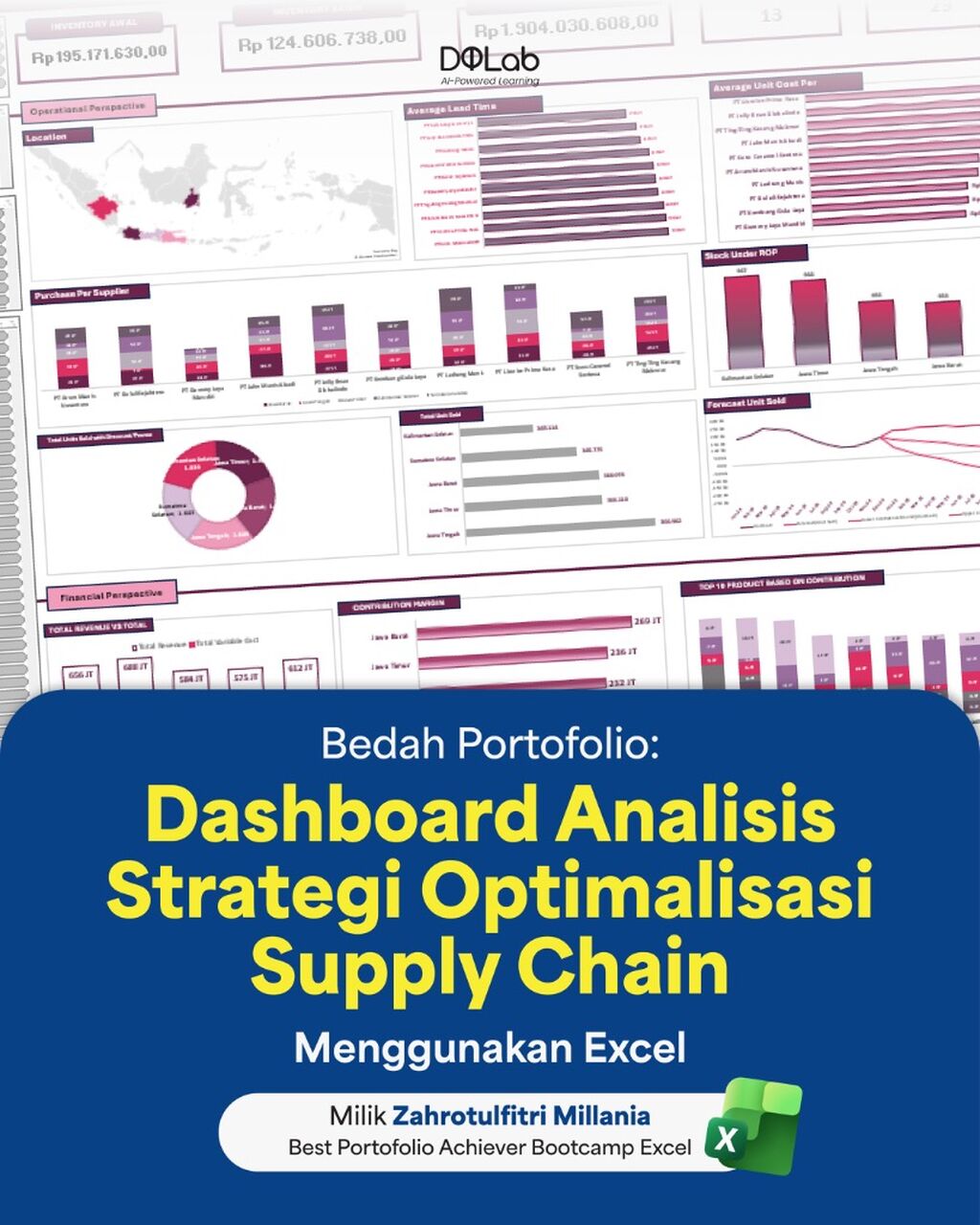 Bangun Portofolio dengan Excel di Bundle Bootcamp + Sertifikasi Data Analyst!