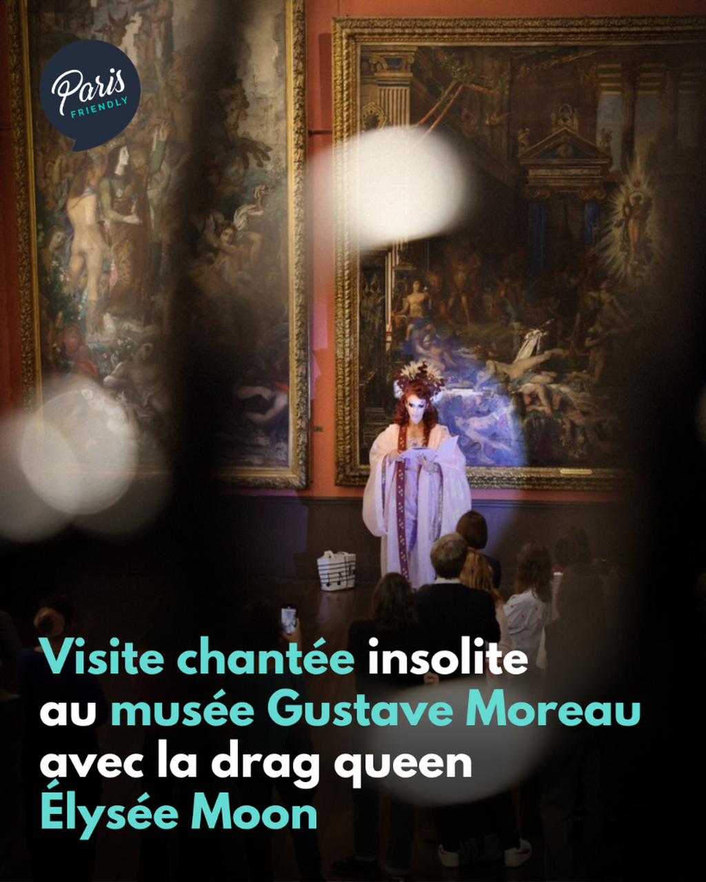 Visite chant&eacute;e insolite au mus&eacute;e Gustave Moreau avec la drag queen  &Eacute;lys&eacute;e Moon