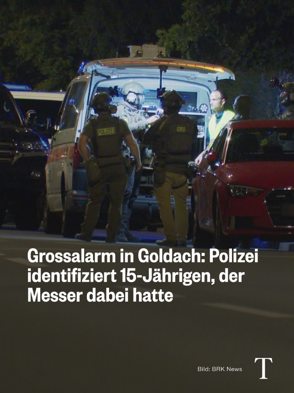 Grossalarm in Goldach: Polizei identifiziert 15-J&auml;hrigen, der Messer dabei hatte