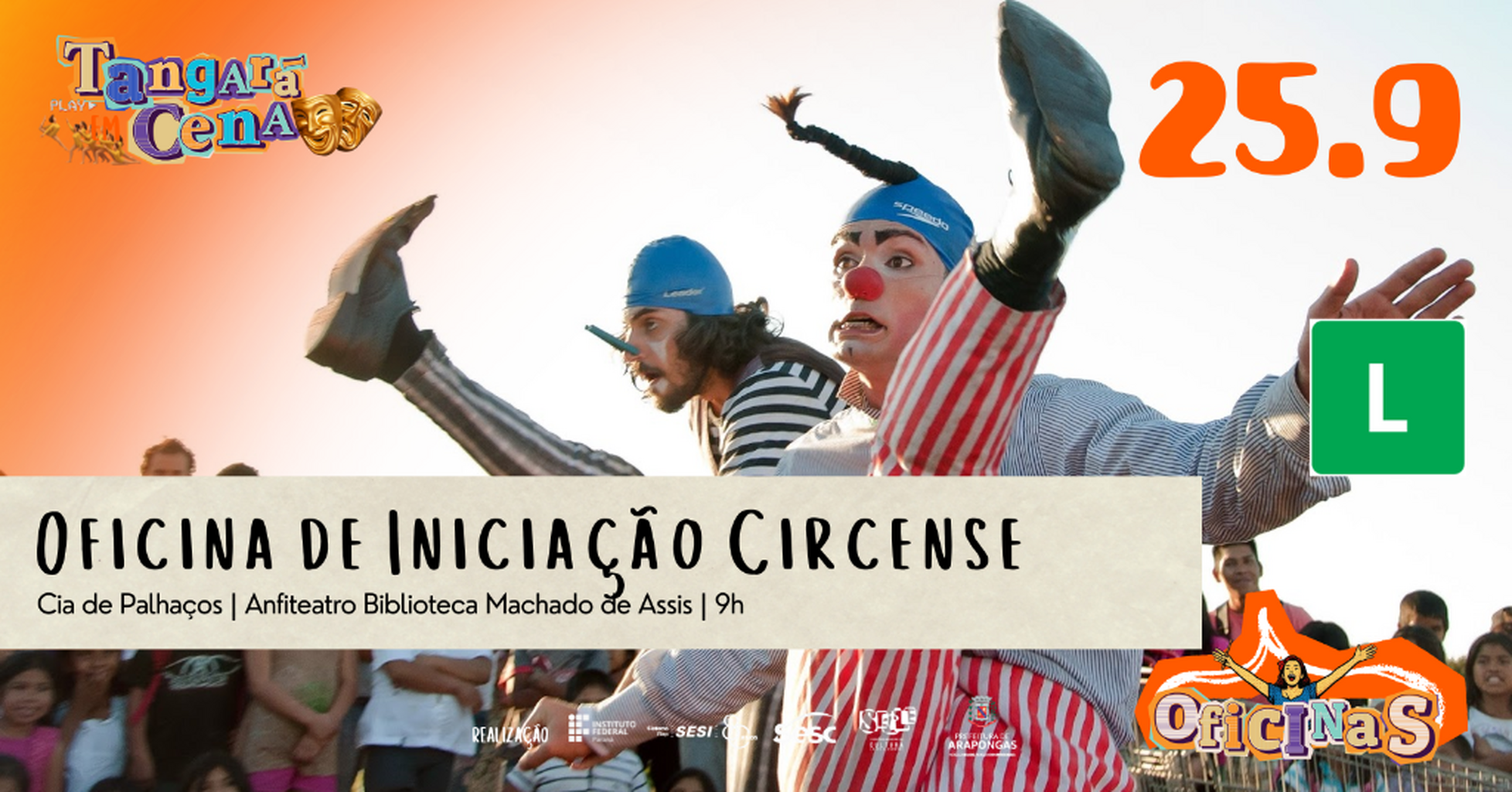 25.9 - OFICINA DE INICIA&Ccedil;&Atilde;O CIRCENSE - CIA DE PALHA&Ccedil;OS - TANGAR&Aacute; EM CENA 2026