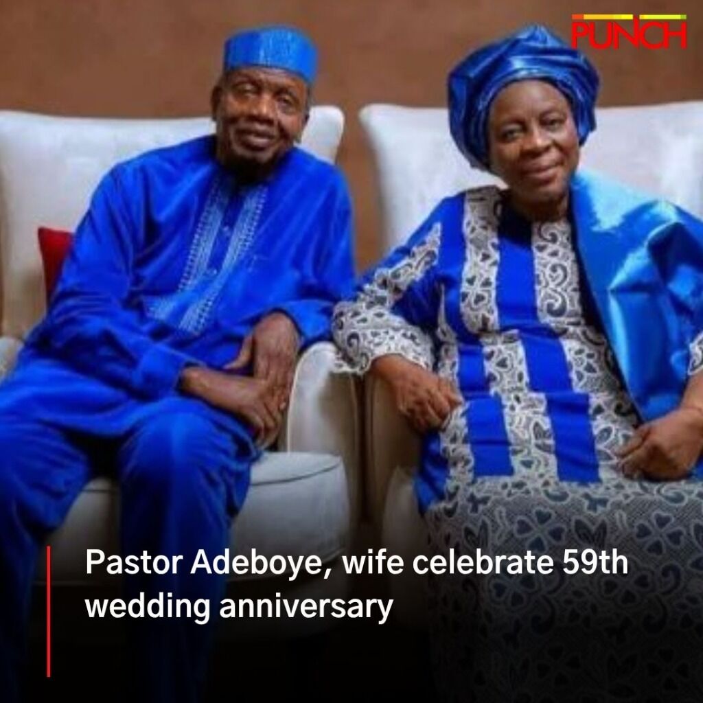 Pastor Adeboye, wife celebrate 59th wedding anniversary
