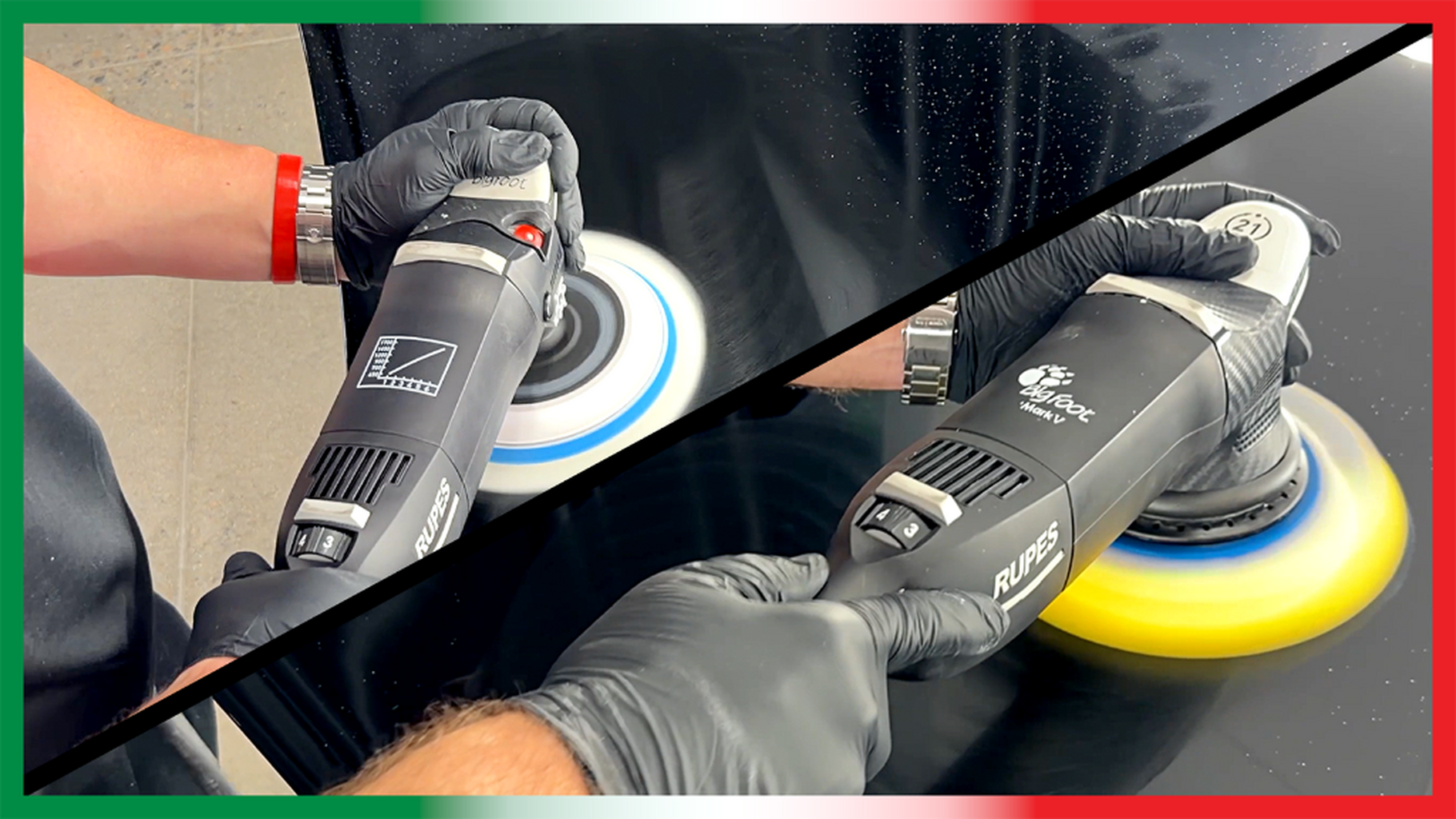 2-Step Polishing with Rotary and D-A