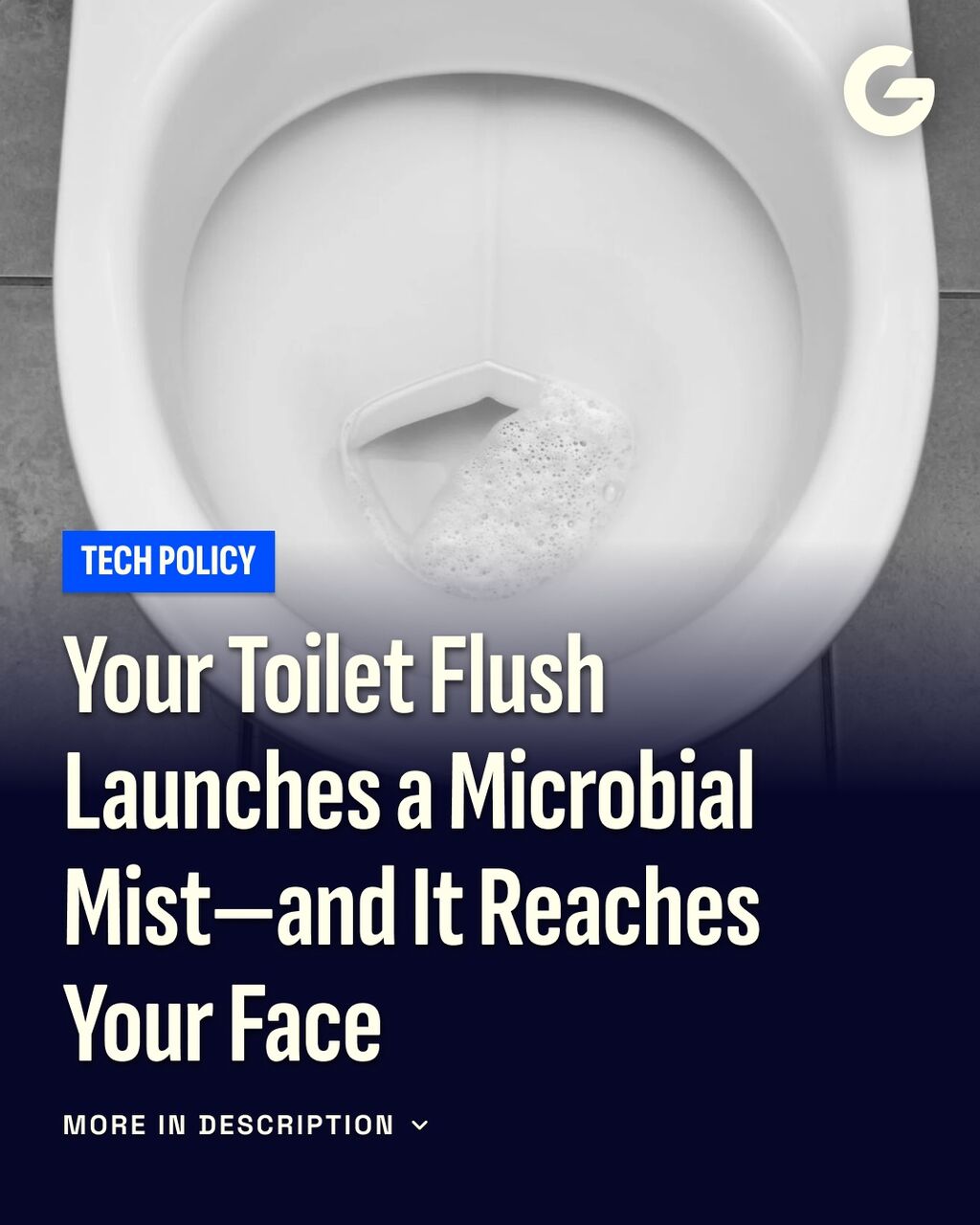 Your Toilet Flush Launches a Microbial Mist&mdash;and It Reaches Your Face