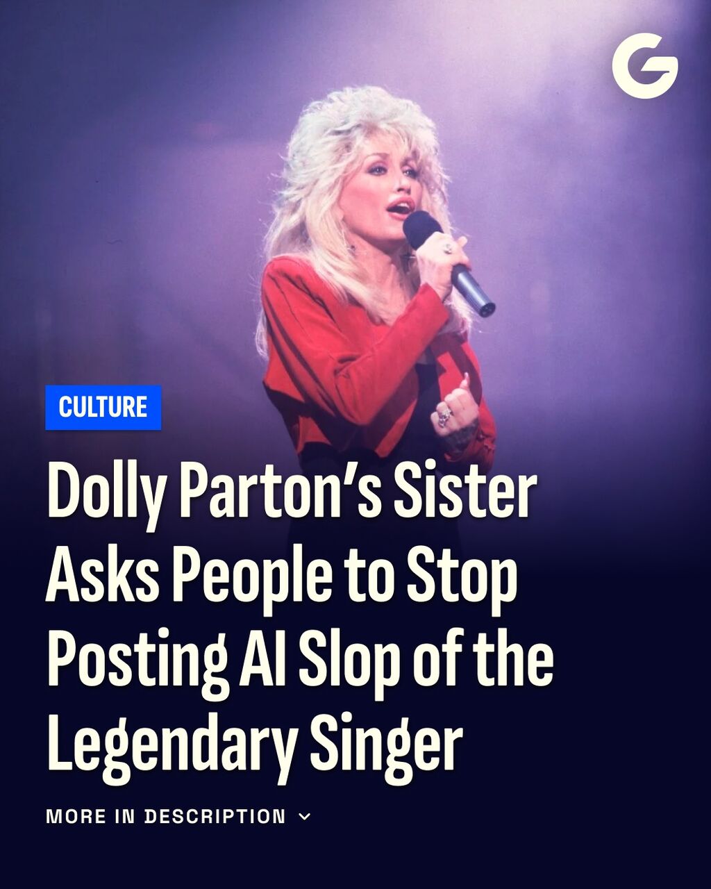 Dolly Parton&rsquo;s Sister Asks People to Stop Posting AI Slop of the Legendary Singer