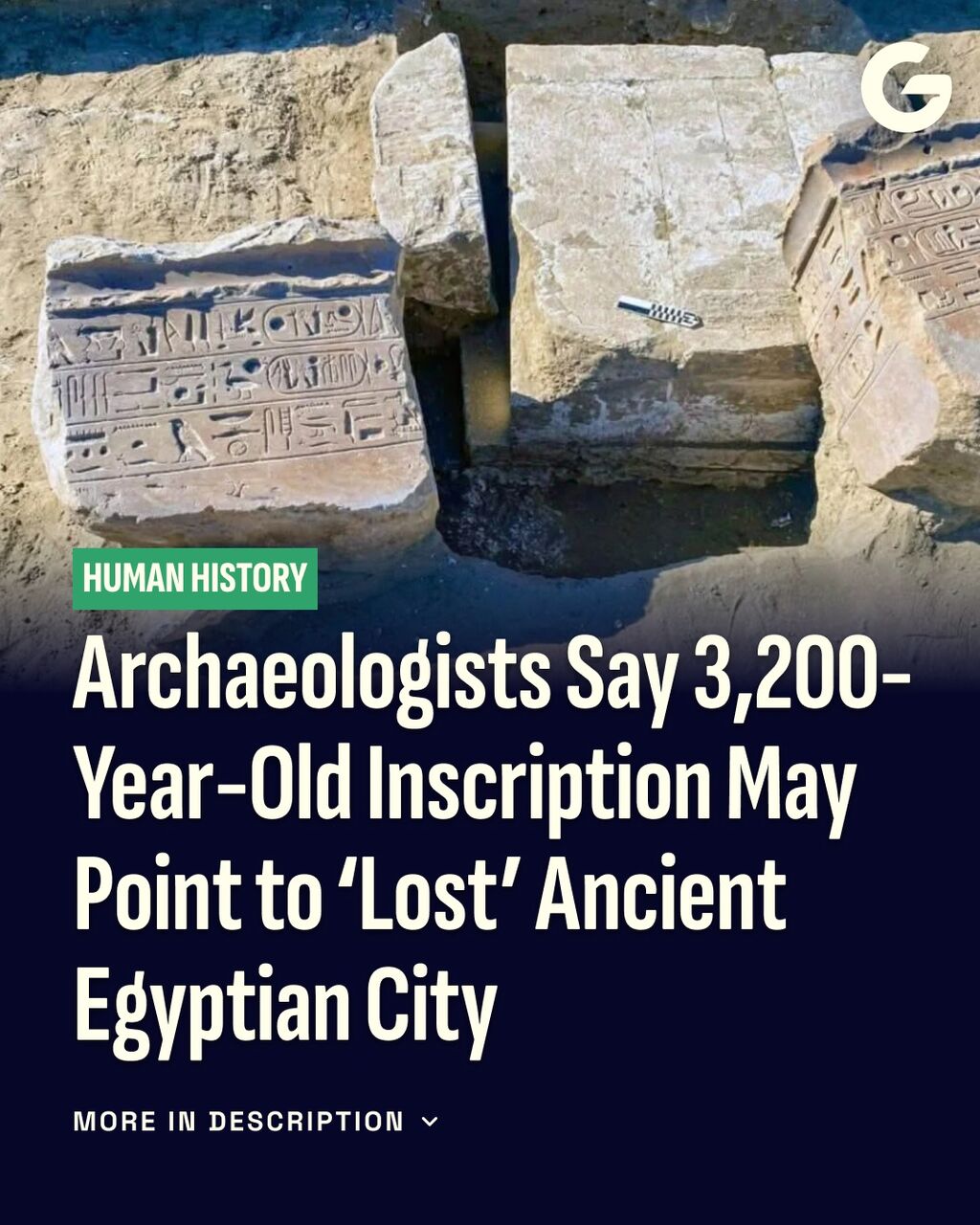 Archaeologists Say 3,200-Year-Old Inscription May Point to &lsquo;Lost&rsquo; Ancient Egyptian City
