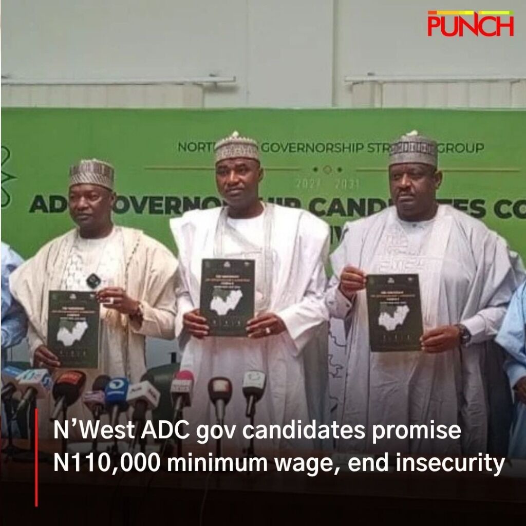 N&rsquo;West ADC gov candidates promise N110,000 minimum wage, end insecurity