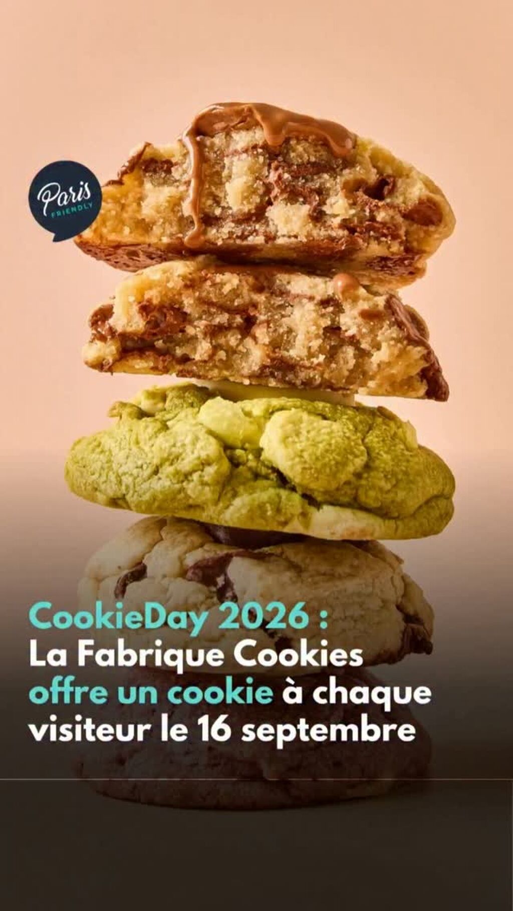 Un cookie gratuit, 8 adresses dans le coin, aucune excuse pour le rater !
