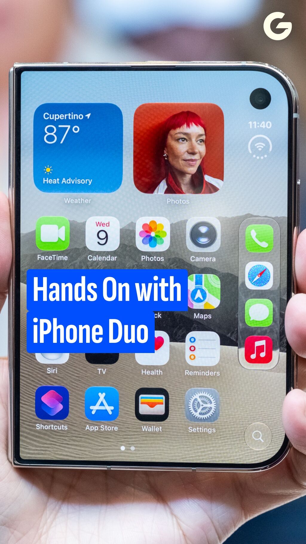 iPhone Duo Hands-On: The Inner Screen Looks Like Real Paper