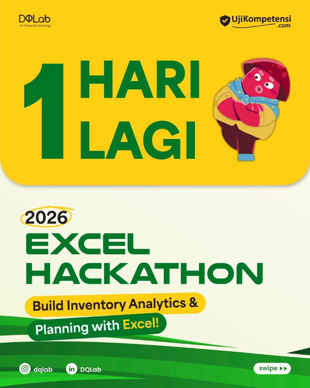 Last Chance Registrasi Online Hackathon Excel DQLab! 