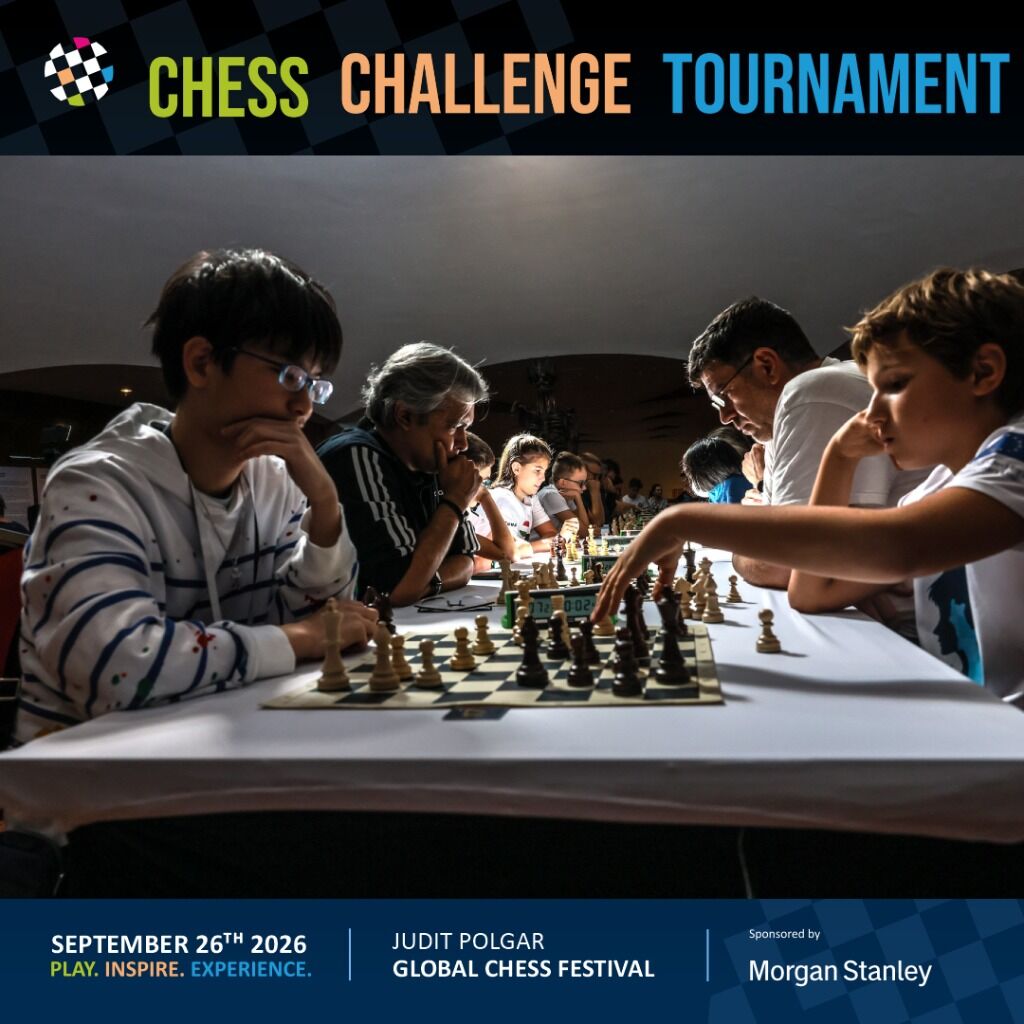 Chess challenge tournament on the Judit Polgar Global Chess Festival 2026