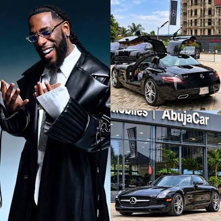 Burna Boy Buys Rare 2010 Mercedes-Benz SLS AMG Gullwing