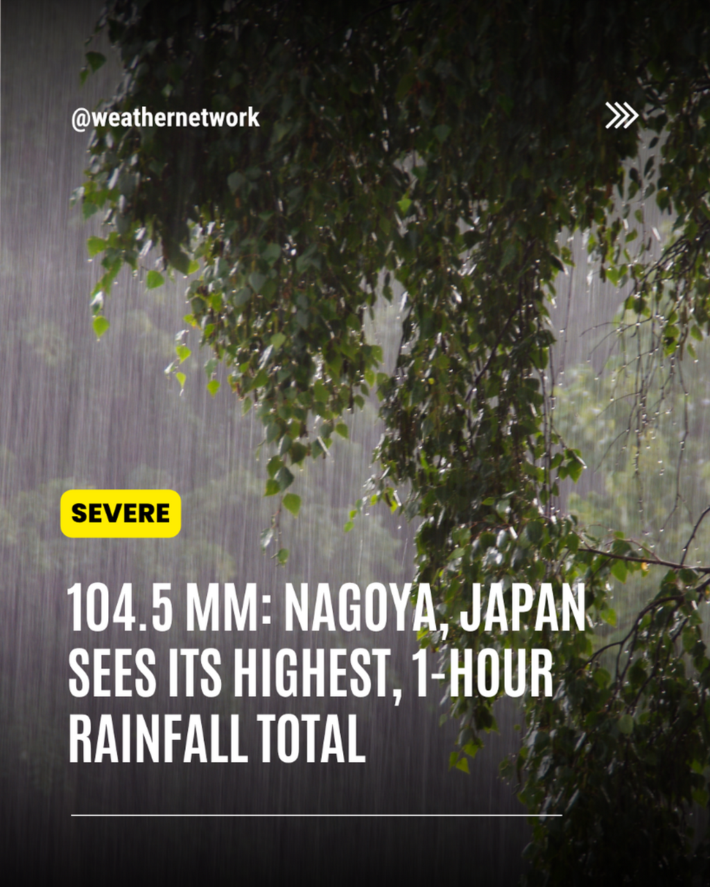 Nagoya, Japan sees record rainfall