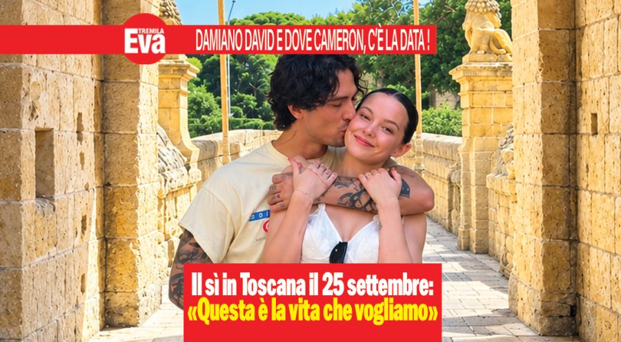 Damiano David e Dove Cameron: s&igrave; in Toscana il 25 settembre