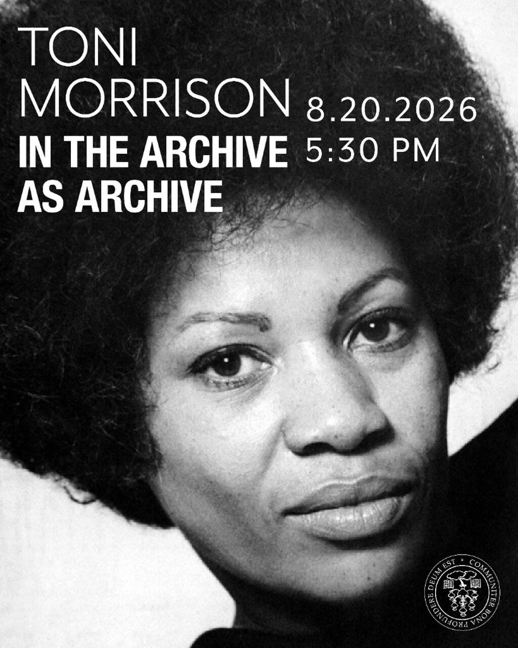 Toni Morrison in the Archive, Toni Morrison as Archive