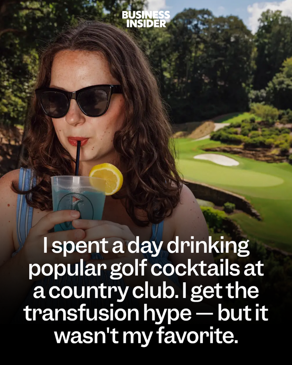 I spent a day drinking popular golf cocktails at a country club. I get the transfusion hype &mdash; but it wasn't my favorite.
