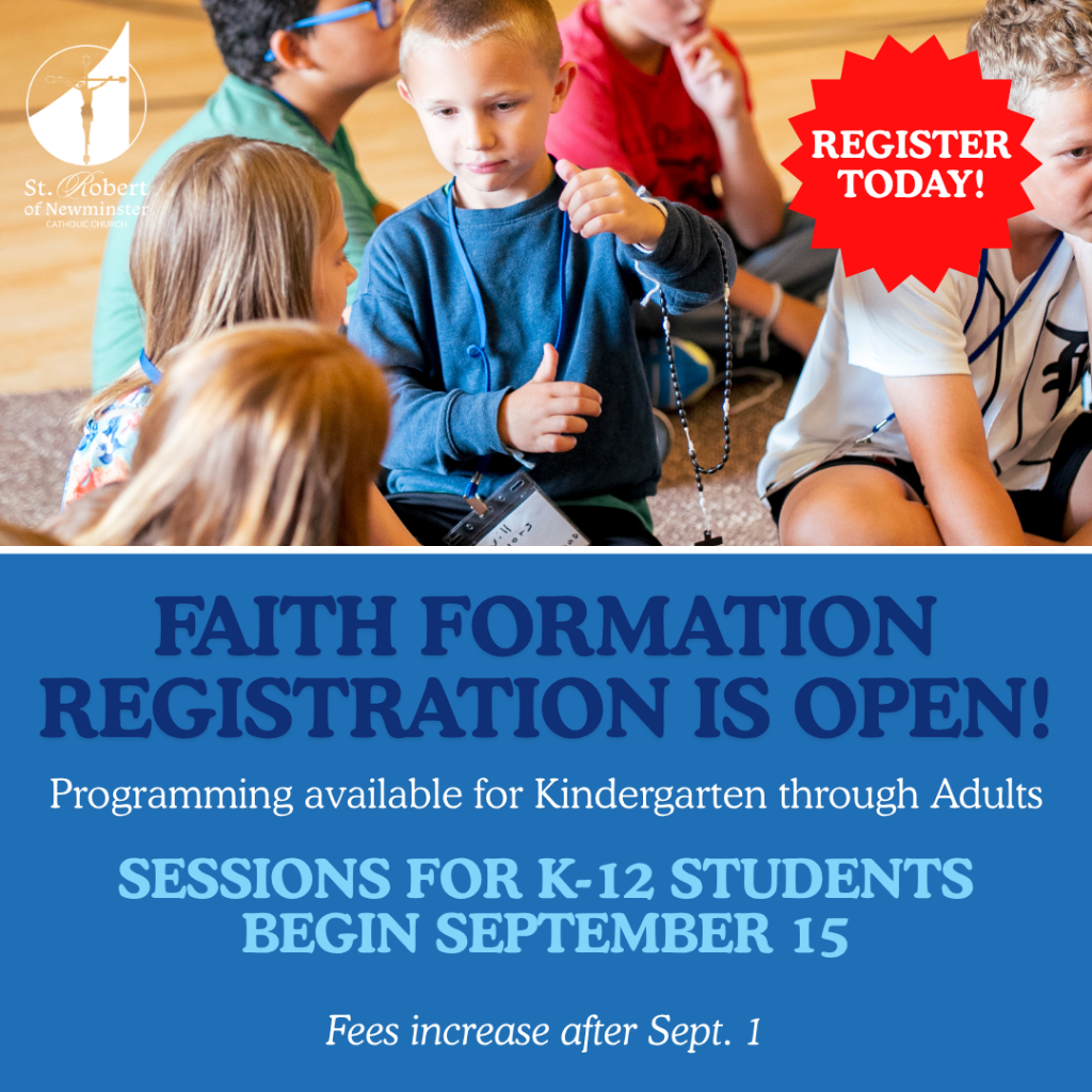 Faith Formation 2026-27 (K-12)