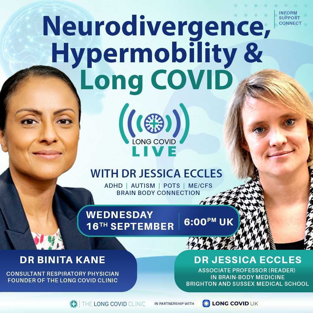 LONG COVID LIVE: DR BINITA KANE AND JESS ECCLES