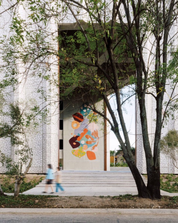 Alex Proba Unveils A Vibrant Large-Scale Mural Installation