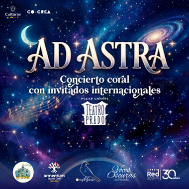 30 de septiembre: Concierto &ldquo;Ad Astra &mdash; A las estrellas". 🎟️ Boletas aqu&iacute;