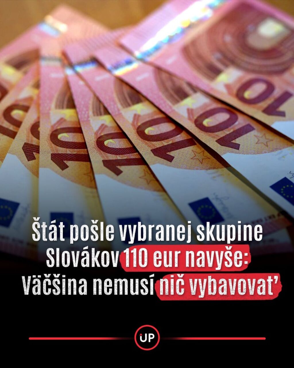 &Scaron;t&aacute;t rozd&aacute; 110 eur navy&scaron;e. Veľk&aacute; skupina Slov&aacute;kov ich dostane automaticky