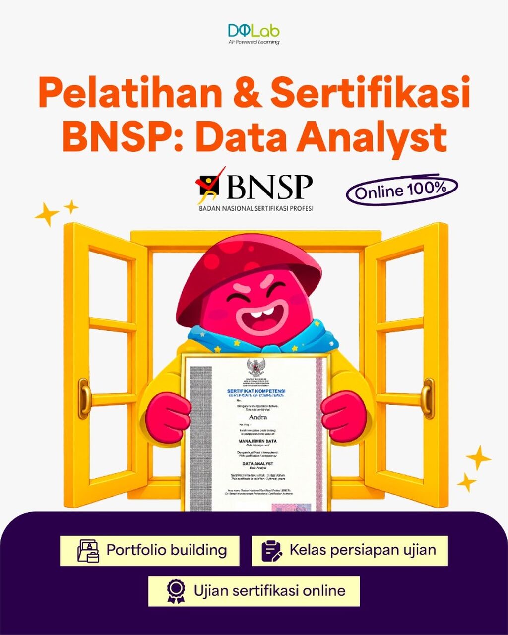 Siap Jadi Data Analyst, Lewat Bundle Package Pelatihan + Sertifikasi BNSP DQLab!