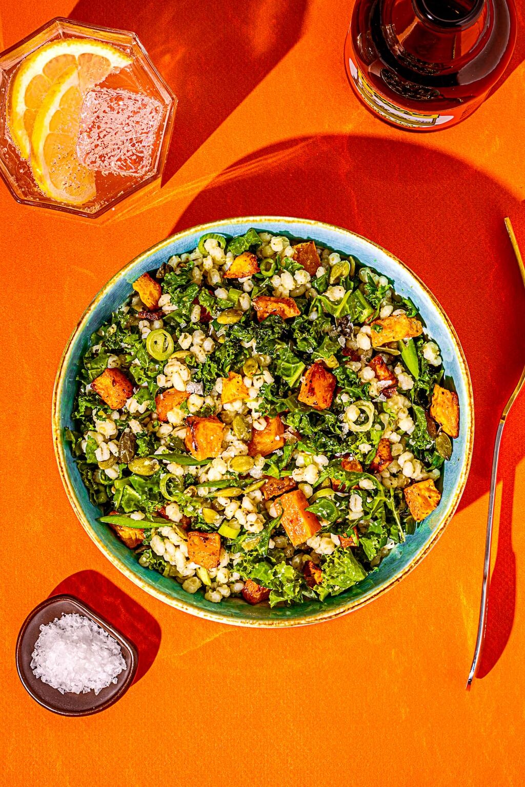 Salade d'orge perl&eacute; et de courge r&ocirc;tie | Bon pour toi
