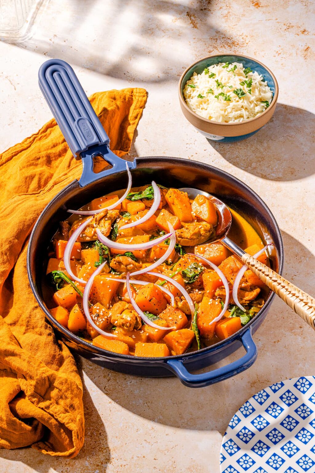Cari &agrave; la courge butternut et au poulet | Bon pour toi