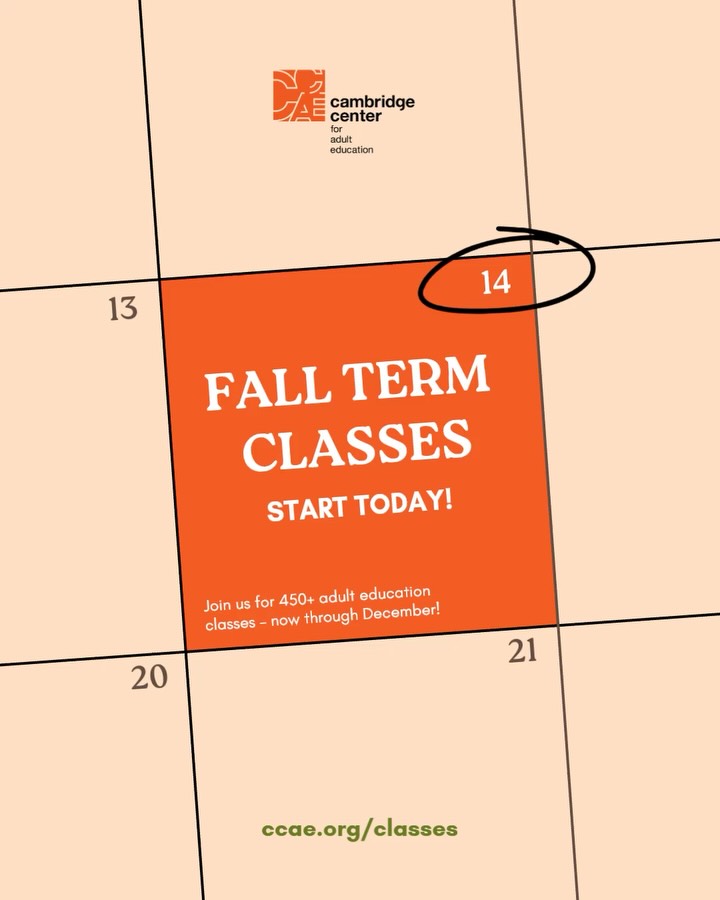 Fall Term Happening Now - Register Today!