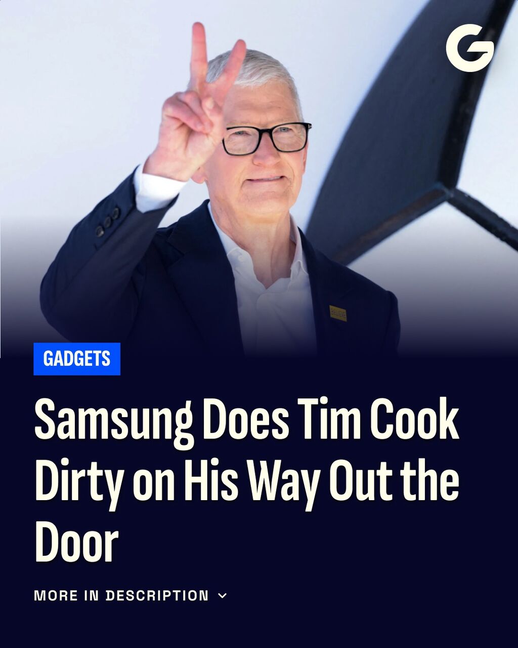 Samsung Does Tim Cook Dirty on His Way Out the Door