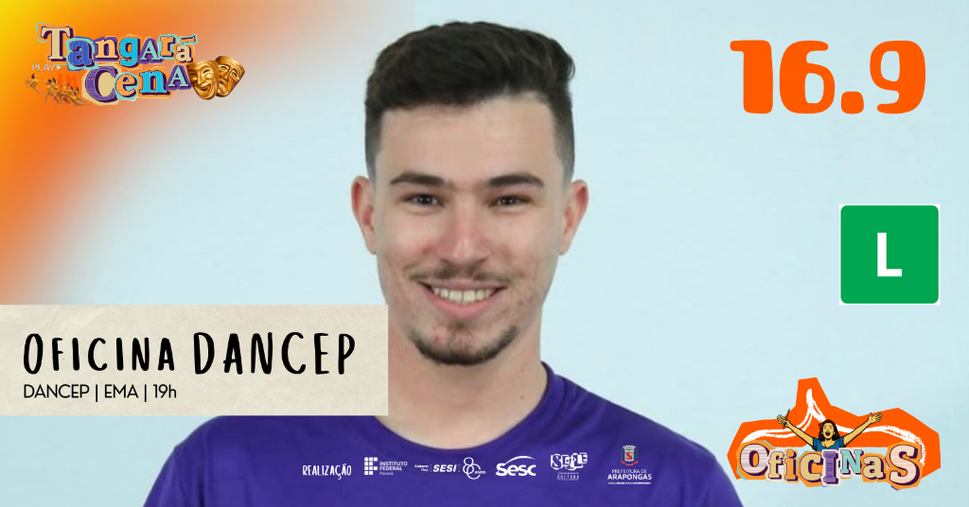 16.9 - OFICINA DE DAN&Ccedil;A DANCEP | PROF. MATHEUS
