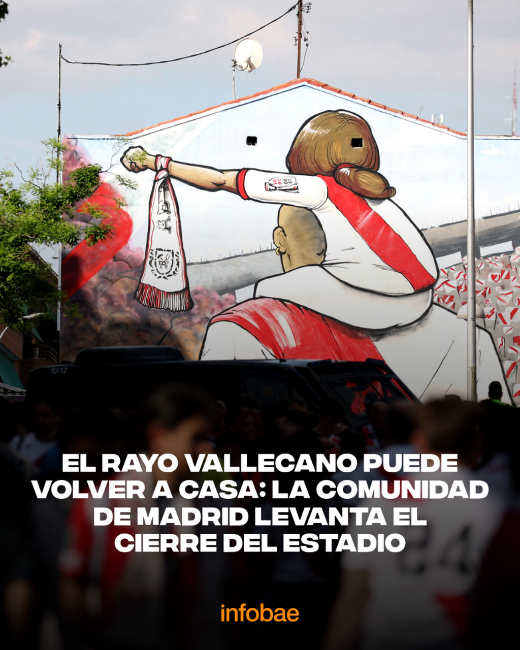 El Rayo Vallecano ya puede volver a casa: la Comunidad de Madrid levanta el cierre del estadio y ya hay fecha para el pr&oacute;ximo partido en Vallecas