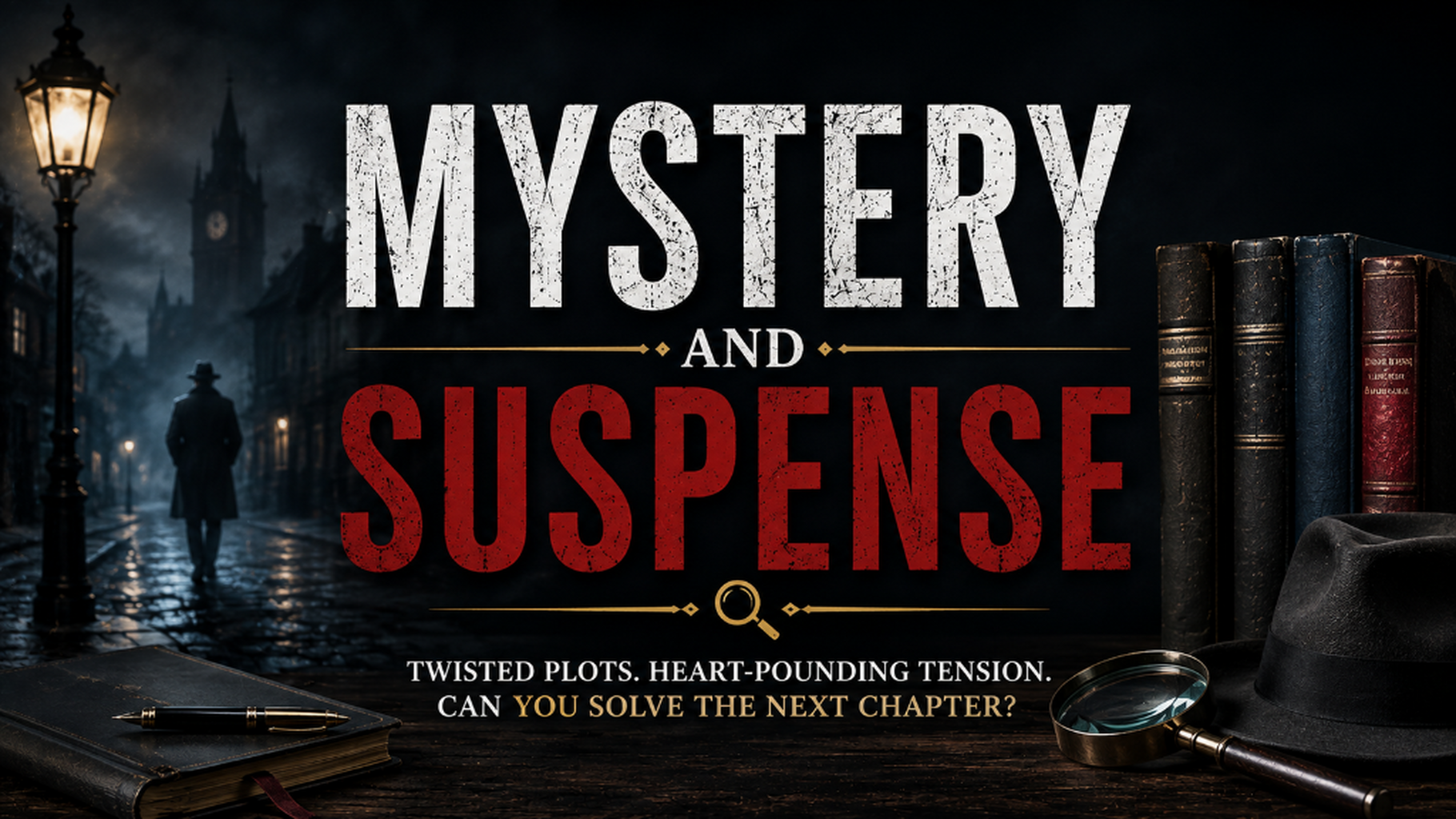 mystery & suspense promo