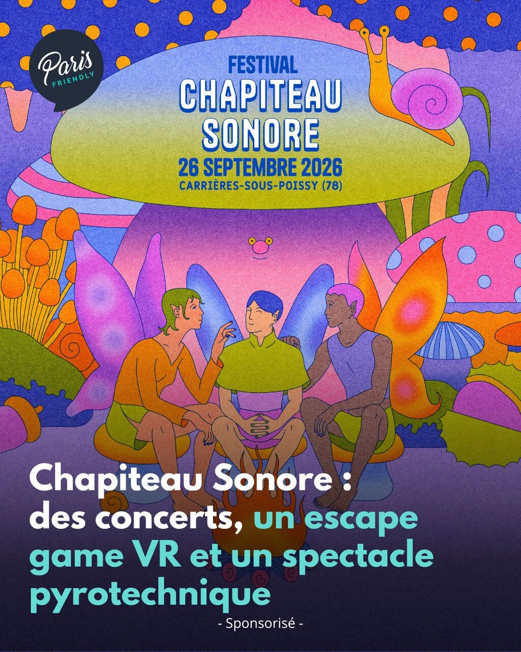 Concerts, spectacle pyrotechnique, escape game, ateliers... voici le programme de Chapiteau Sonore #5 !