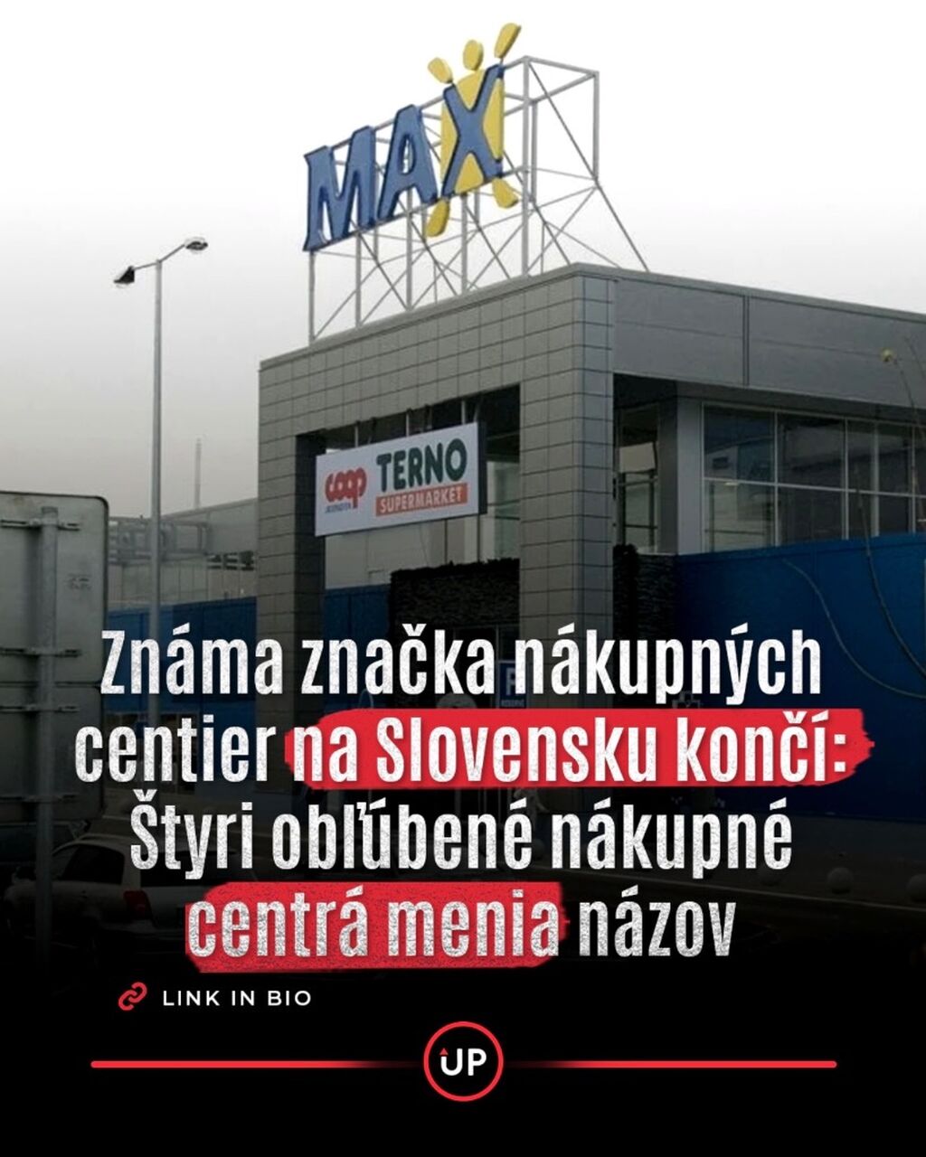 Zn&aacute;ma značka n&aacute;kupn&yacute;ch centier na Slovensku konč&iacute;