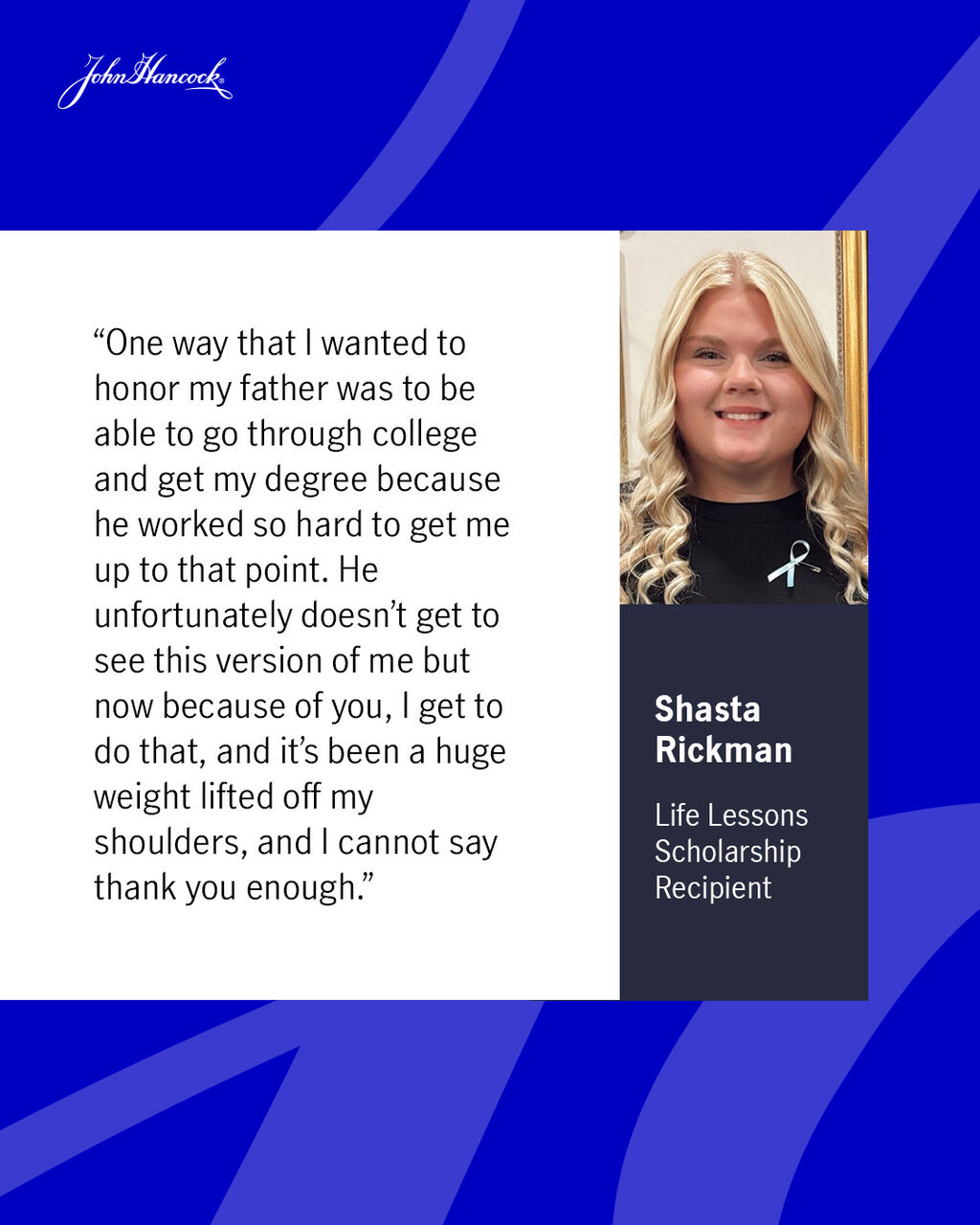 Life Lessons Scholarship &ndash; Shasta