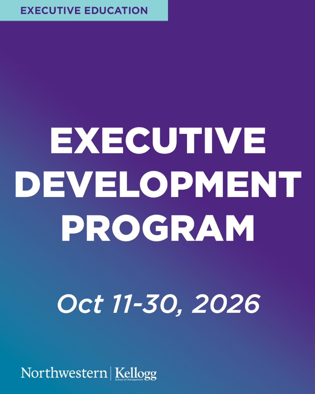 Executive Development Program