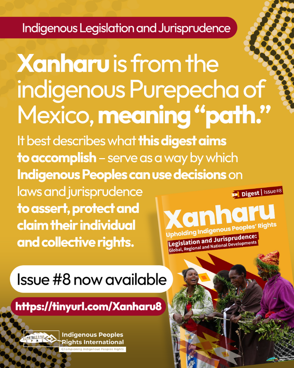 Xanharu || Upholding Indigenous Peoples&rsquo; Rights Legislation and Jurisprudence: Global, Regional, and National Developments (Issue 8)