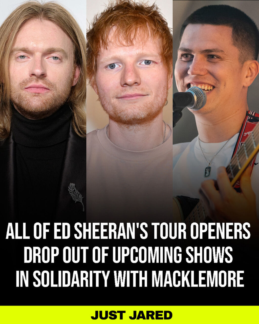 Ed Sheeran Loses All &lsquo;Loop Tour&rsquo; Opening Acts as Finneas, Aaron Rowe, & Lukas Graham Drop Out in Support of Macklemore & Palestine