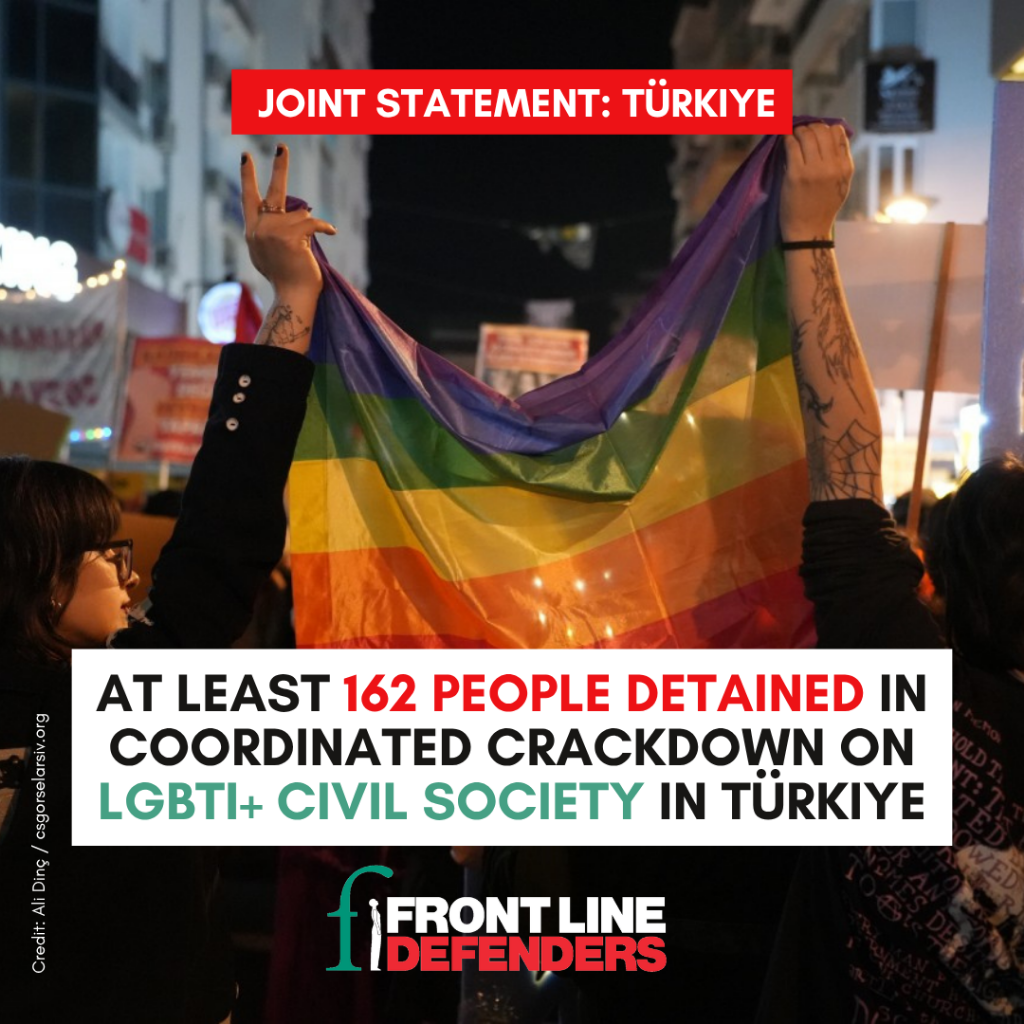 T&uuml;rkiye must end the coordinated crackdown on LGBTI+ civil society!