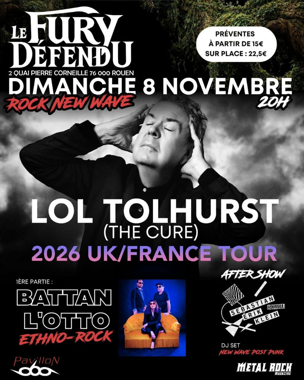 Lol Tolhurst(The Cure)/ Battan L'otto / Sebastian Erik Klein