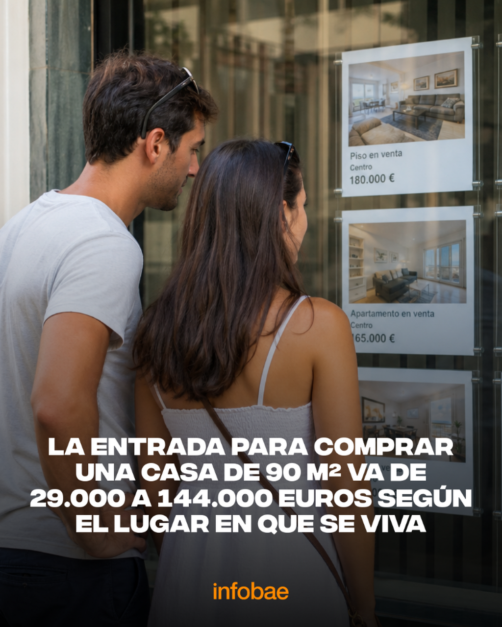 Las dos Espa&ntilde;as de la vivienda: la entrada para comprar una casa de 90 m&sup2; va de 29.000 a 144.000 euros seg&uacute;n el lugar en que se viva
