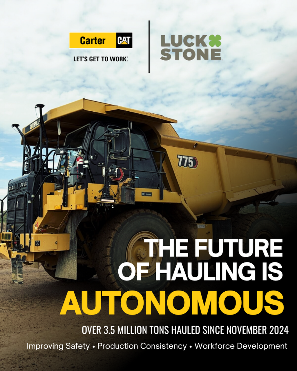 Autonomous Hauling with Luck Stone