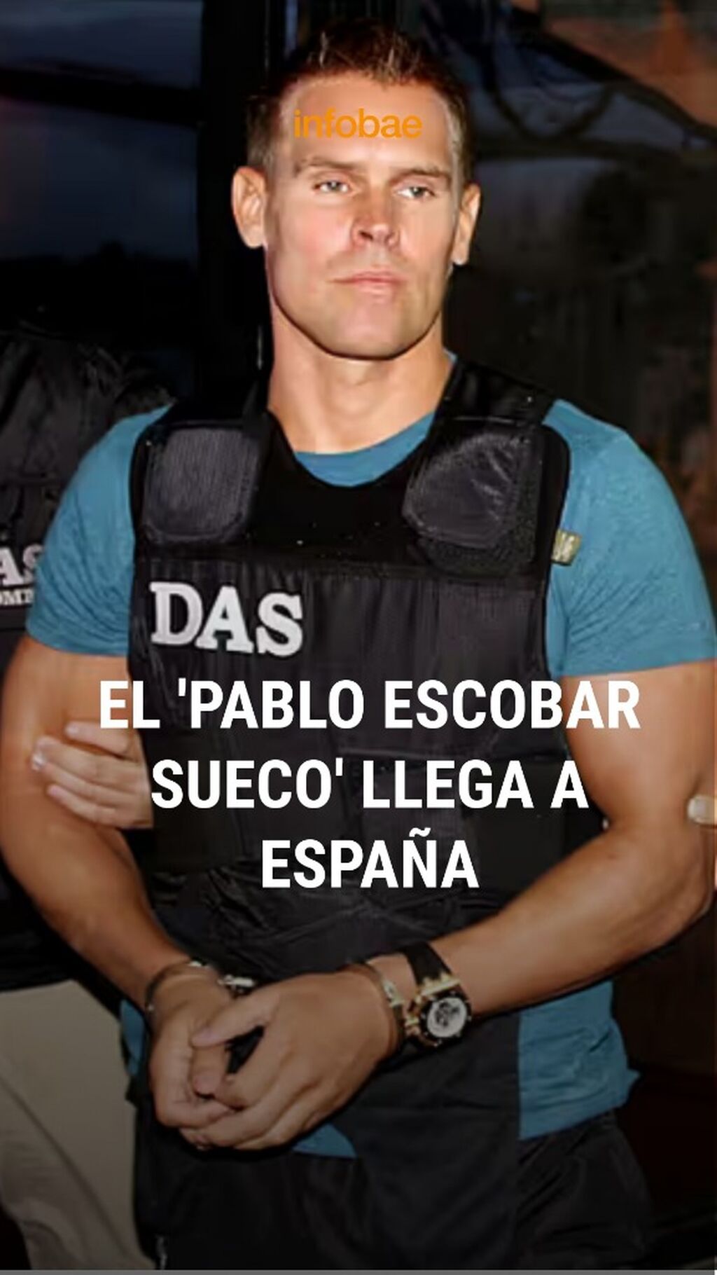 El &lsquo;Pablo Escobar sueco&rsquo; llega a Espa&ntilde;a para comparecer por sus v&iacute;nculos con la entrada de toneladas de coca&iacute;na en Europa