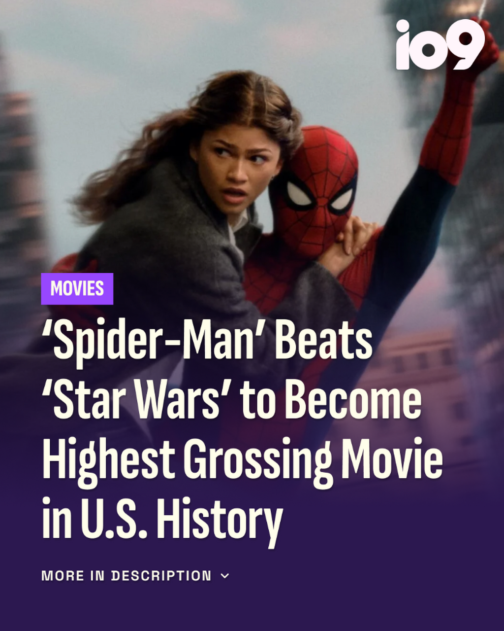 &lsquo;Spider-Man&rsquo; Beats &lsquo;Star Wars&rsquo; to Become Highest Grossing Movie in U.S. History