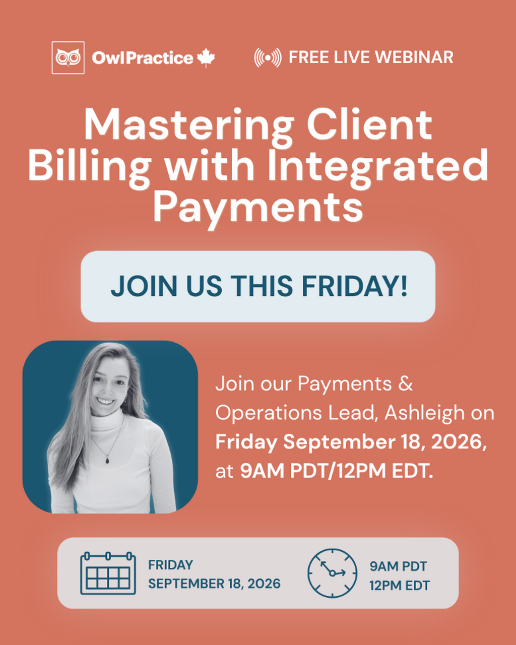 Mastering Client Billing with Integrated Payments Webinar