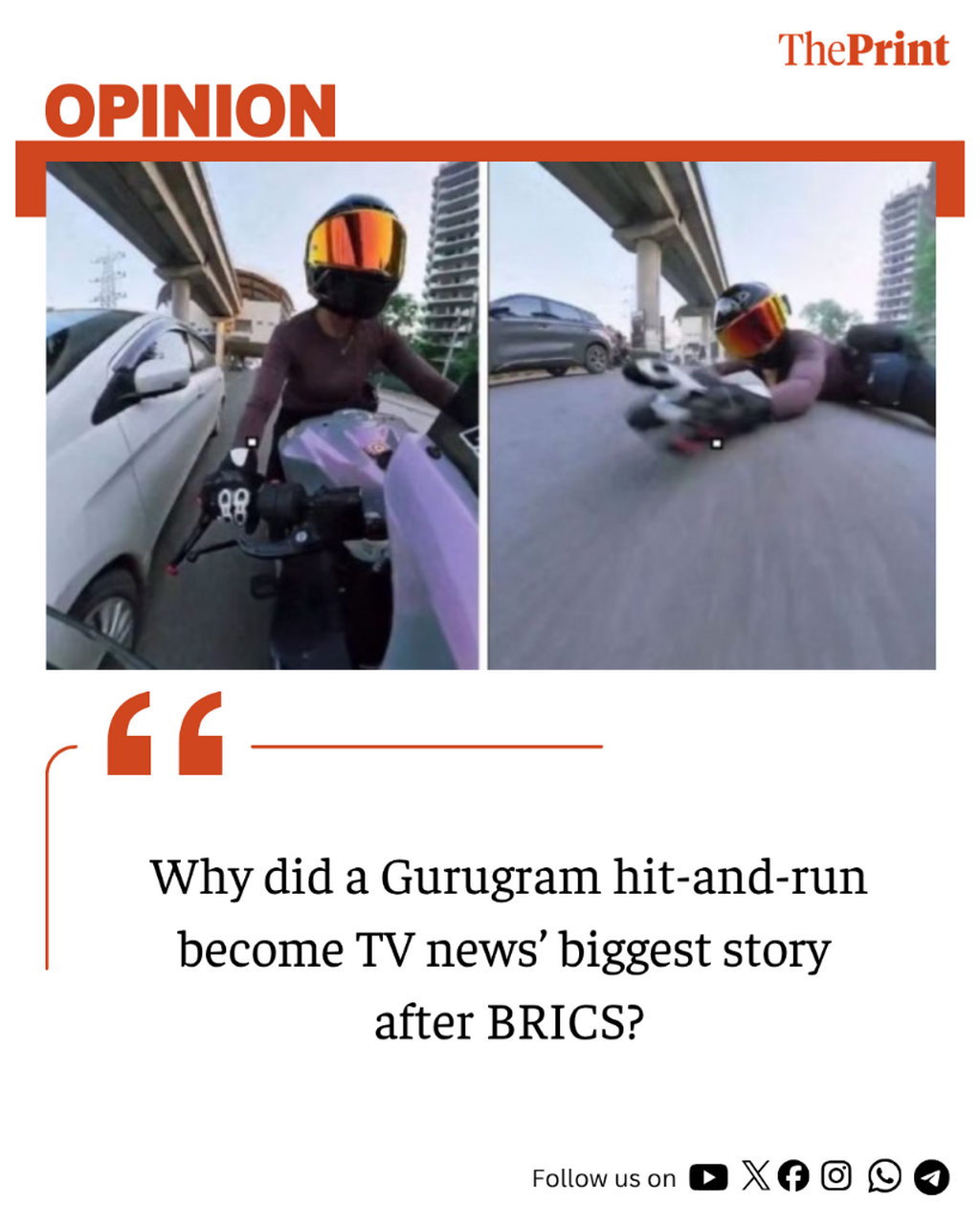 Why did a Gurugram hit-and-run become TV news&rsquo; biggest story after BRICS?