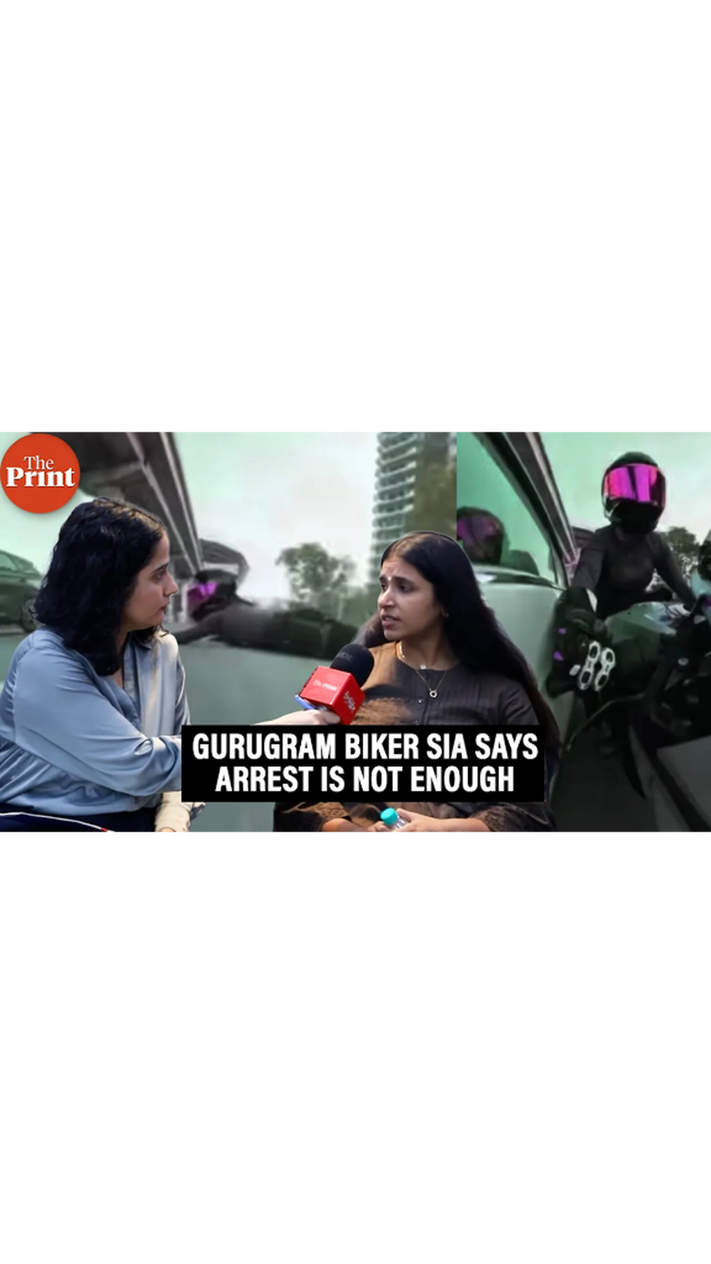'Not satisfied, Kalyan Bainsla's arrest is only the first step', says Gurugram Biker Sia