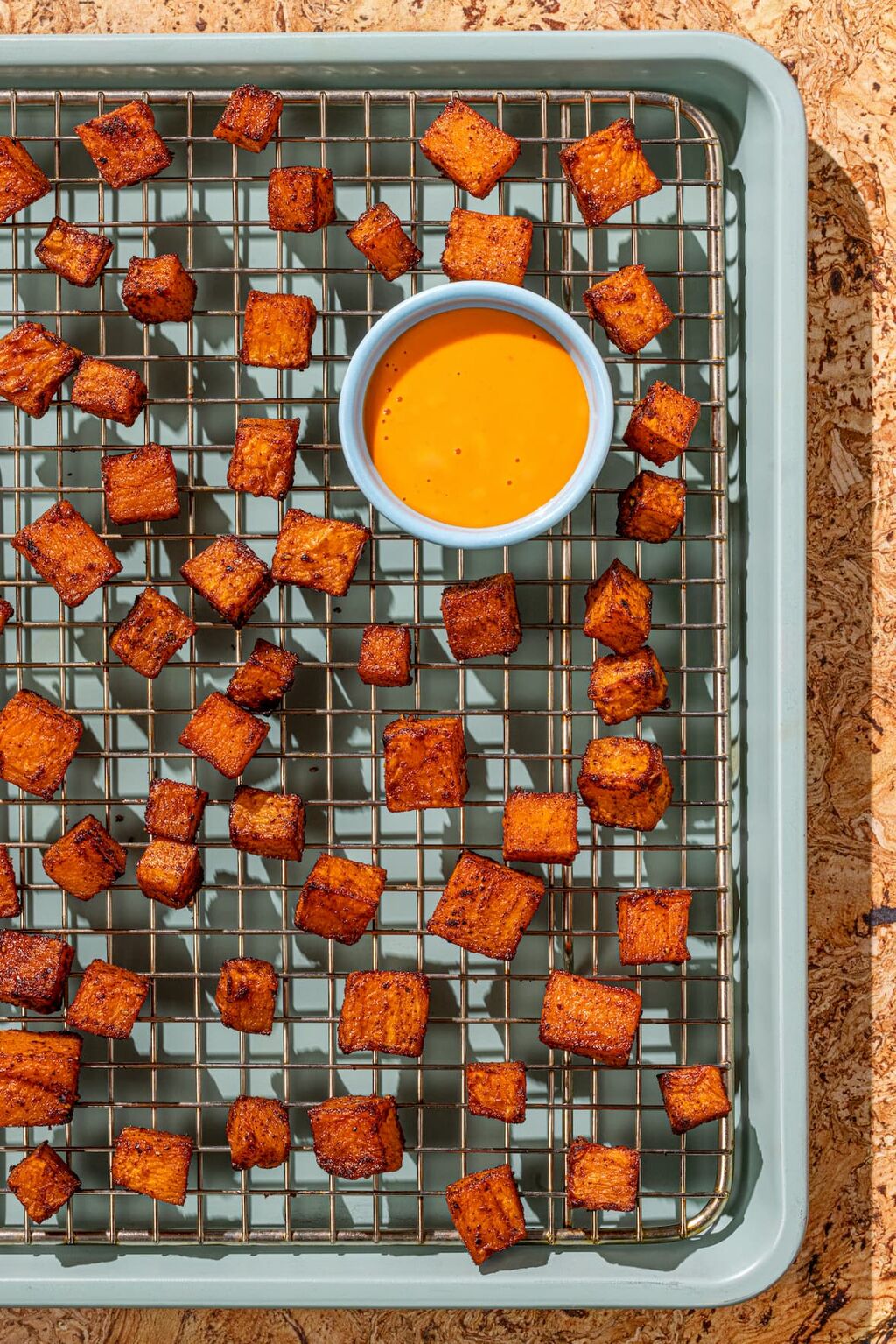 Cubes de courge r&ocirc;tis au air fryer | Bon pour toi