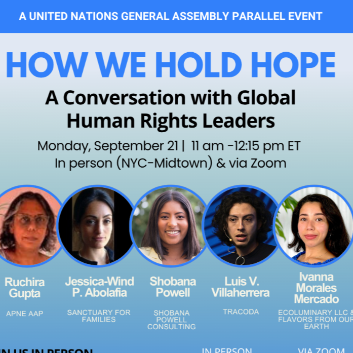 in-person registration: How We Hold Hope (UNGA parallel event)